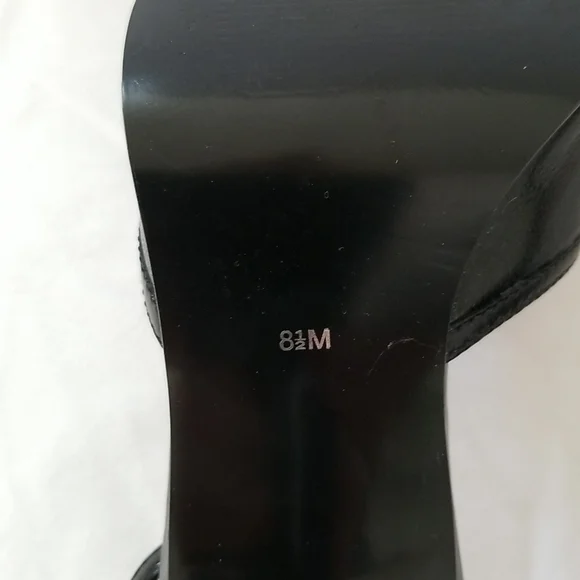 NINE & C0 Black High Heel Shoe 8.5 - Picture 5 of 9